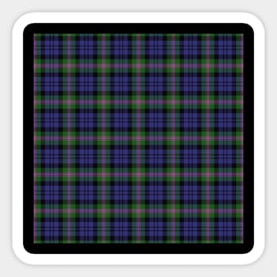 Baird Modern Plaid Tartan Scottish Sticker